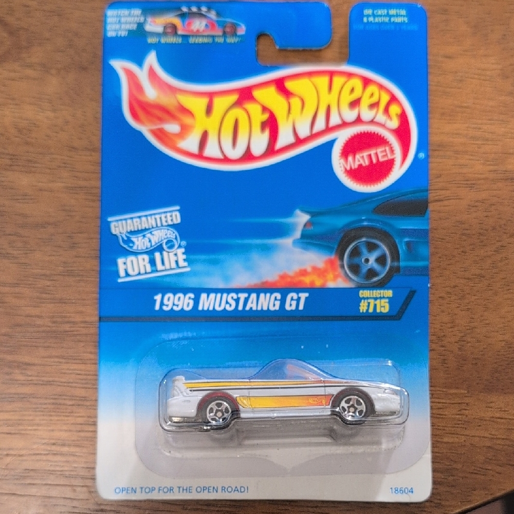 Hot Wheels 1996 Mustang Card In Good Condition